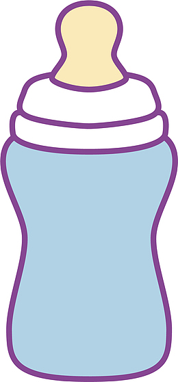 奶瓶婴儿可爱物品