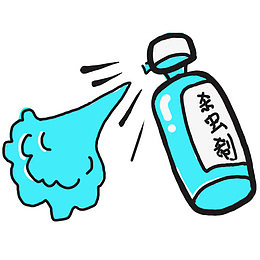 手绘杀虫剂