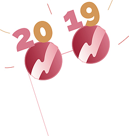 粉红色2019派对眼镜