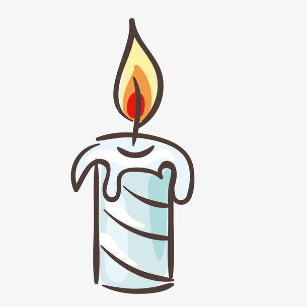 卡通蜡烛png下载