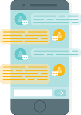 全面屏手机聊天应用