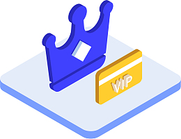 2.5D金融VIP立体图标