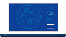 矢量图检验病毒细菌计算机