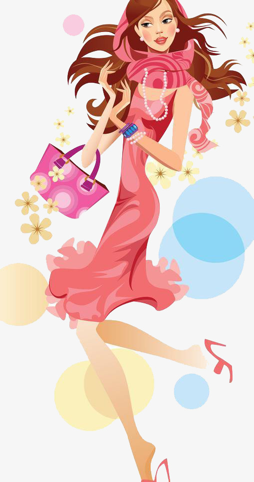 美女免抠素材免费下载_觅元素51yuansu.com