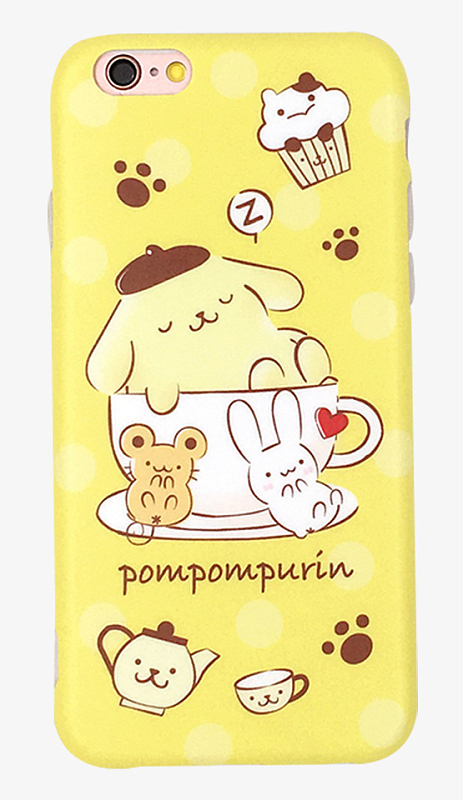 可爱卡通布丁狗手机壳