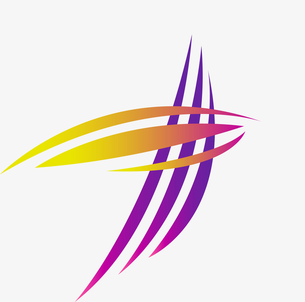 手绘线条logo素材