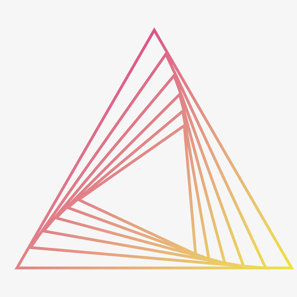 卡通手绘三角形图