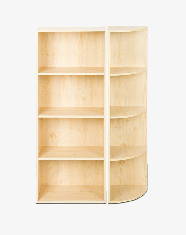 四格木质柜子素材免费下载_觅元素