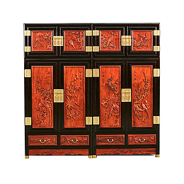 经典红色衣柜设计元素