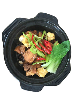 鸡公煲素材