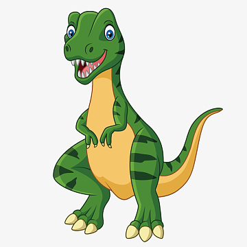 绿色条纹可爱恐龙