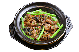 黑色美味泡椒鸡杂