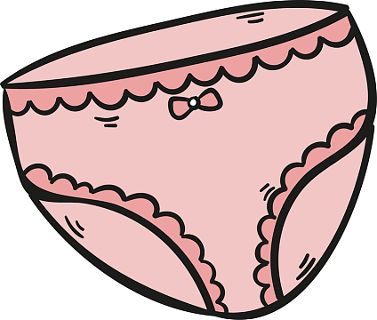 可爱女生粉色内裤