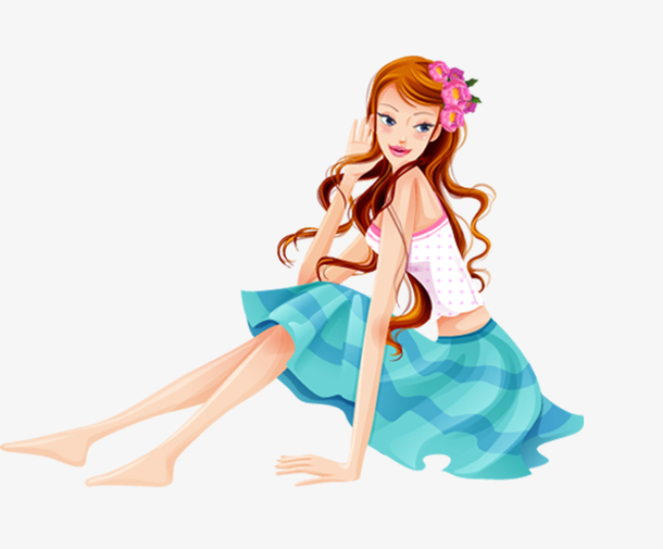 漂亮女生素材免费下载_觅元素