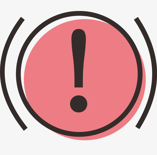 制动系统故障卡通图标