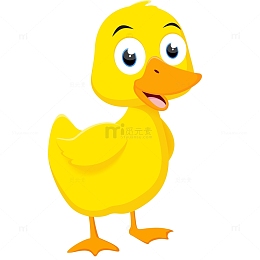 卡通小黄鸭免抠PNG