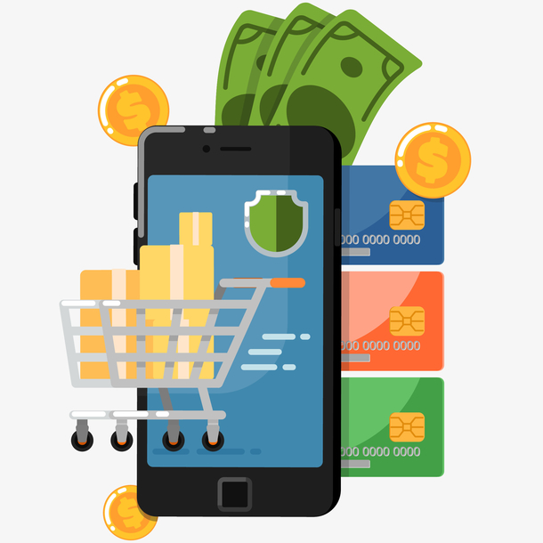 手机支付免抠png素材免费下载_觅元素