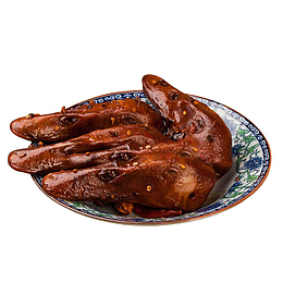 下酒菜的麻辣鸭头免抠png