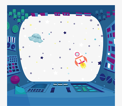 探索宇宙的太空舱(1951x1694)aipng卡通手绘飞船设计(1800x1800)aipng