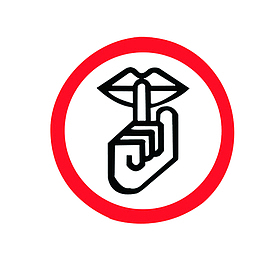 卡通 禁止示意的标识PNG