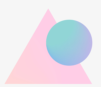 创意几何流体渐变装饰图案