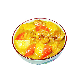 实物咖喱鸡肉素材