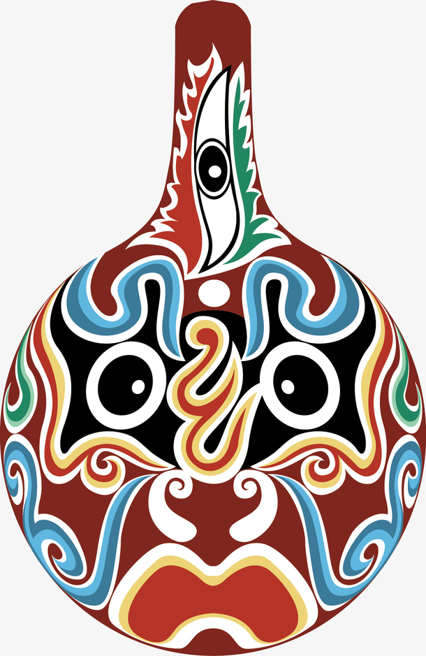 创意京剧脸谱png图