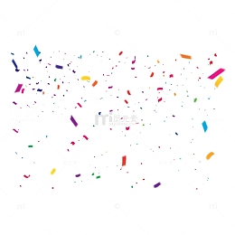 个性氛围彩带矢量漂浮