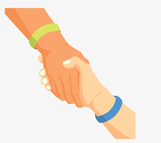 帮助别人伸出援手