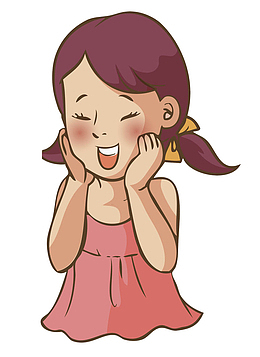害羞的女孩