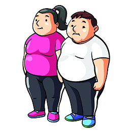 大肚腩的男孩女孩
