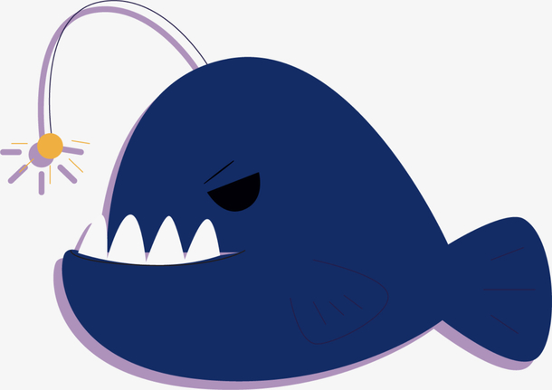 世界海洋日蓝色灯笼鱼