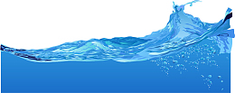蓝色立体汹涌海水