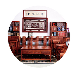 灰色红木家具元素