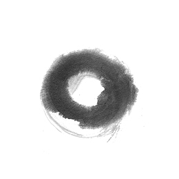 灰色水墨文人圆圈