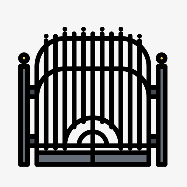 大门可爱工艺图标免抠素材免费下载_觅元素51yuansu.com