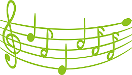 音符舞蹈彩绘音符