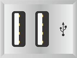雷电闪耀卡通USB