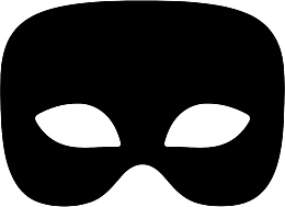 黑色的面具Carnival-Mask-icons