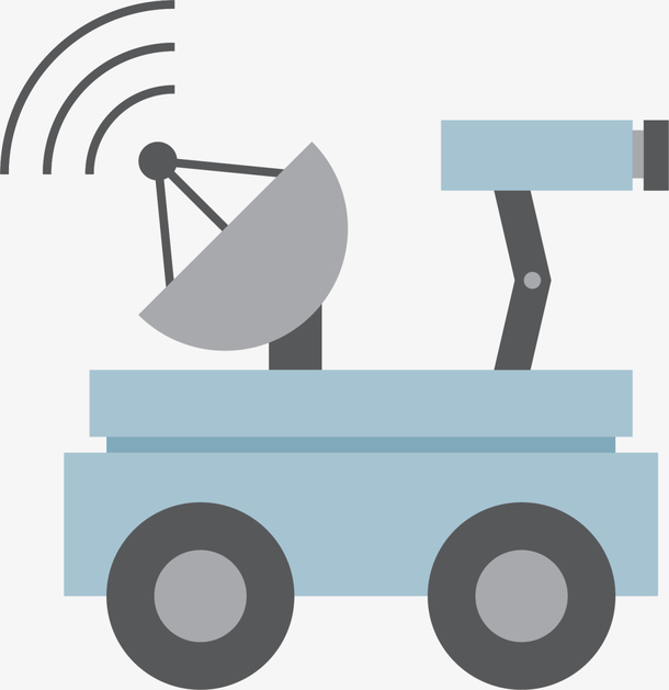 蓝色宇宙星球探测车