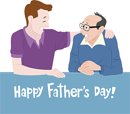 陪伴爸爸变老父亲节