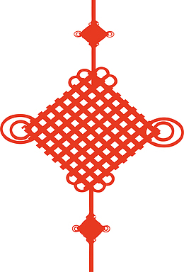 红色中国结新年挂饰