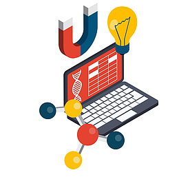 卡通彩色的数据分析设计