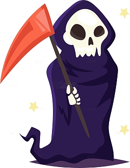 万圣节恐怖的死神