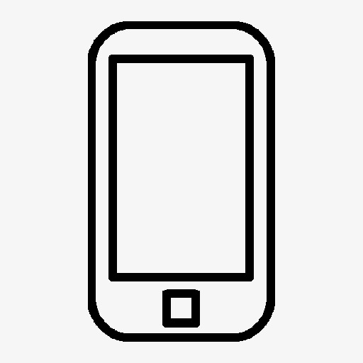 简单线条手机图标