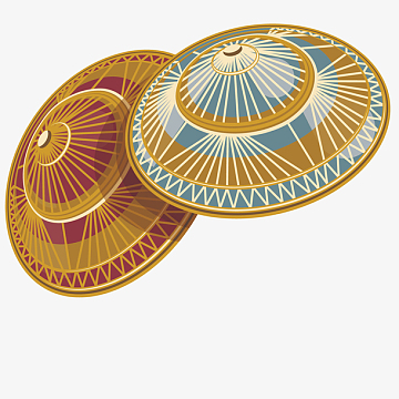 png铁胎原矿釉品茗大碗茶aipng卡通斗笠矢量图下载aipng彩色扁平化