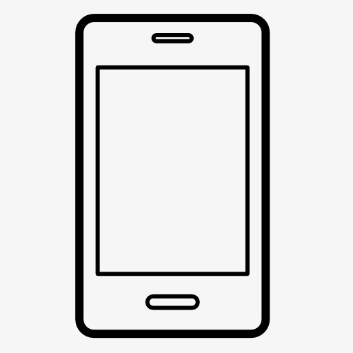 简单线条手机图标素材免费下载_觅元素