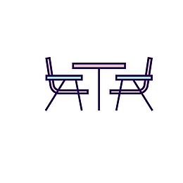 简单餐厅座椅简图