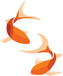 金鱼LOGO可编辑颜色