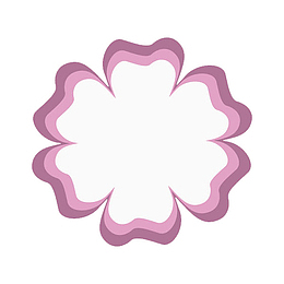粉色花瓣边框PNG